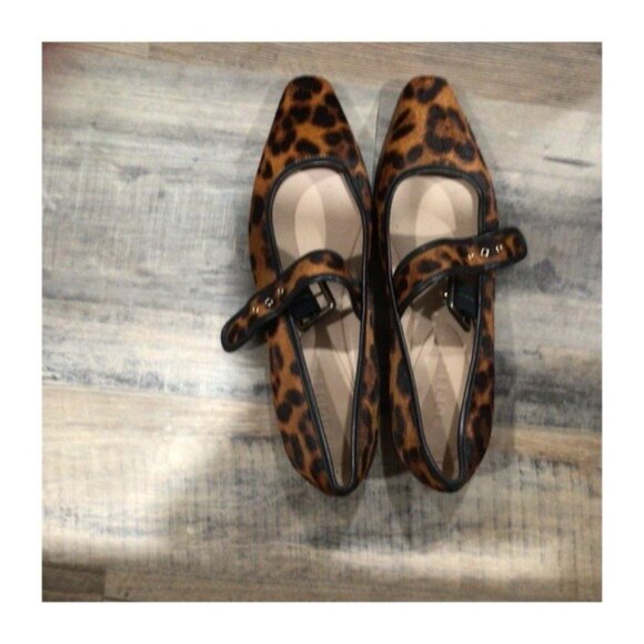 Boden Animal Print Mary Jane Flats - Picture 7 of 12